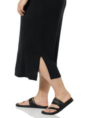 Amazon Essentials Women's Pull-On Knit Midi Skirt (Available in Plus Size)