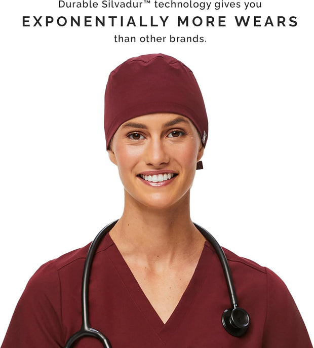 FIGS Modern Classic Unisex Scrub Cap — Supersoft Lining, Lightweight, Breathable No-Slip Scrub Cap for Men & Women…