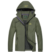GIISAM Mens Windproof Jacket Waterproof Lightweight Mountain Sport Jacket for Men Hooded Windbreaker Raincoat