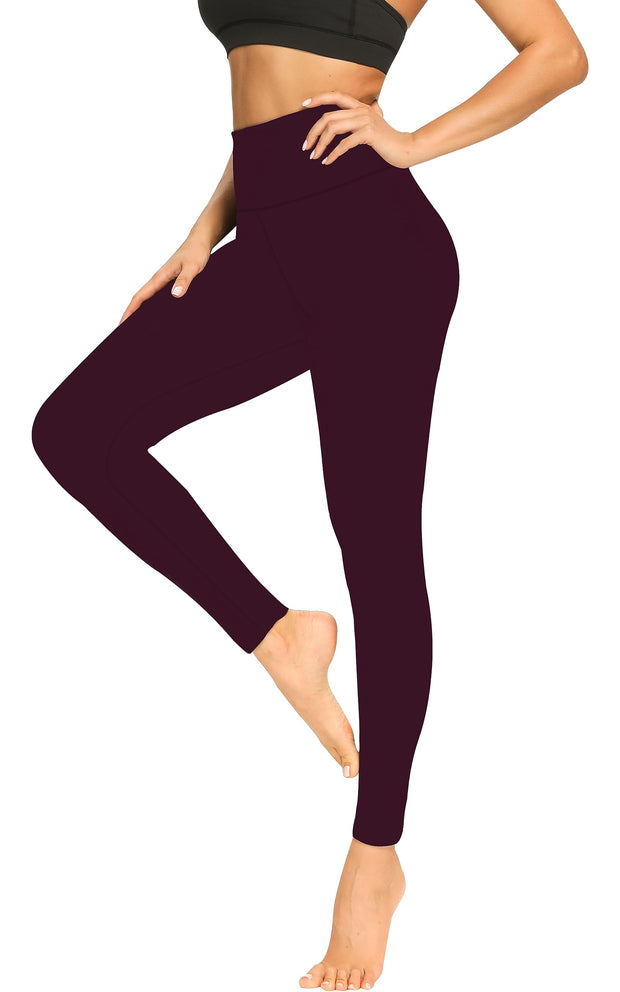 FULLSOFT Soft Leggings for Women - High Waisted Tummy Control No See Through Workout Yoga Pants