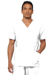 Dickies EDS Signature Scrubs for Men, Multi-Pocket V-Neck Scrub Top in Soft Brushed Poplin 81906
