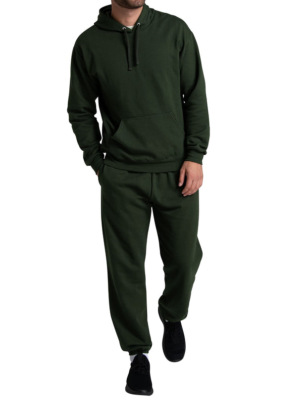 Fruit of the Loom Eversoft Fleece Elastic Bottom Sweatpants with Pockets, Relaxed Fit, Moisture Wicking, Breathable