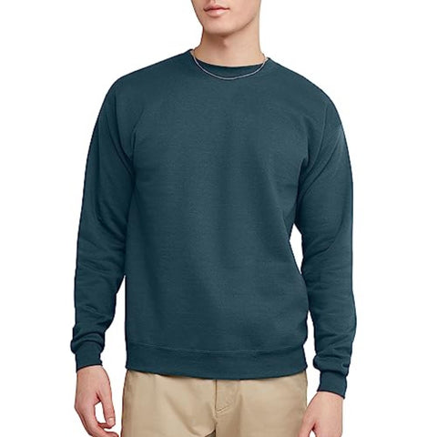 Hanes Men's EcoSmart Fleece, Pullover Crewneck Sweatshirt, 1 or 2 Pack