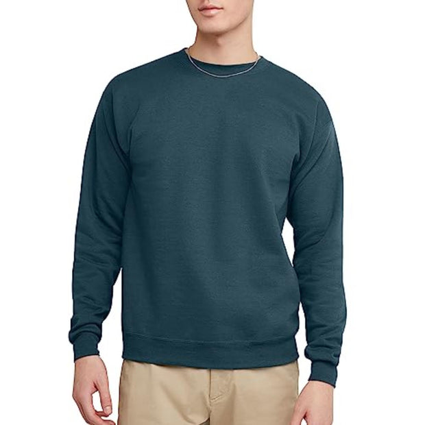 Hanes Men's EcoSmart Fleece, Pullover Crewneck Sweatshirt, 1 or 2 Pack