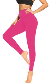 FULLSOFT Soft Leggings for Women - High Waisted Tummy Control No See Through Workout Yoga Pants