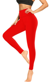 FULLSOFT Soft Leggings for Women - High Waisted Tummy Control No See Through Workout Yoga Pants