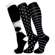 FuelMeFoot 3 Pack Copper Compression Socks - Compression Socks Women & Men Circulation - Best for Medical,Running,Athletic