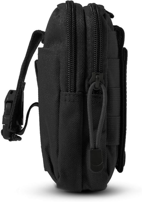 Tactical Waist Pouch EDC Molle Waist Bag Belt Phone Pouch Holster Purse Carrying Pouch for Smartphone, Tools