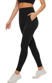 FULLSOFT Soft Leggings for Women - High Waisted Tummy Control No See Through Workout Yoga Pants
