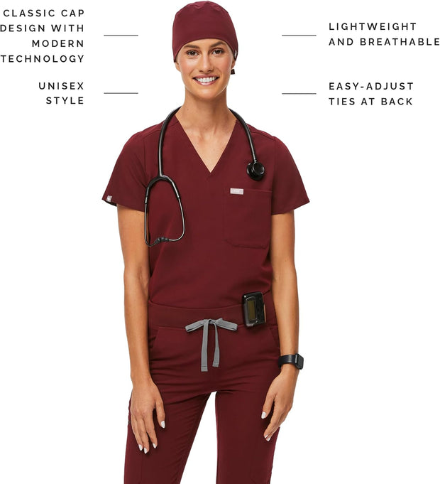 FIGS Modern Classic Unisex Scrub Cap — Supersoft Lining, Lightweight, Breathable No-Slip Scrub Cap for Men & Women…