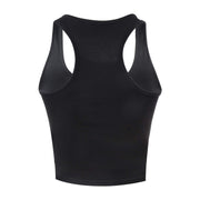 4 Pieces Women's Crop Tops Cotton Basic Tank Tops Racerback Sleeveless Sports Workout Crop Tank Tops