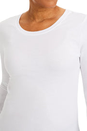 Healing Hands Women's Underscrub Soft Knit Melissa Longsleeve Scrub Tee with Breathable & Easy Care Fabric 5047