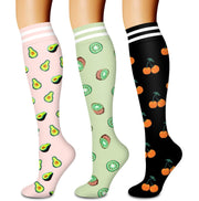 Laite Hebe 3 Pack Medical Compression Sock-Compression Sock for Women and Men-Best for Running,Nursing,Sports