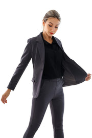 Marycrafts Women's Business Blazer Pant Suit Set for Work
