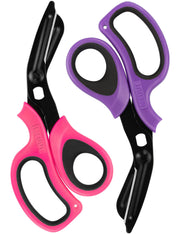 MEUUT 2 Pack Medical Scissors Trauma Shears for Nurses -Patented Bandage Scissors with Non-Stick Blades, Surgical Grade Shears Stainless Steel EMT Scissors for All Purpose