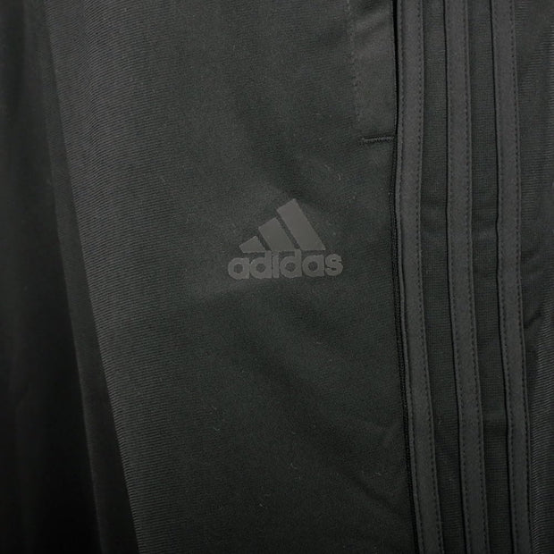 adidas Men's Essentials Warm-up Open Hem 3-stripes Tracksuit Bottoms, Black-white,