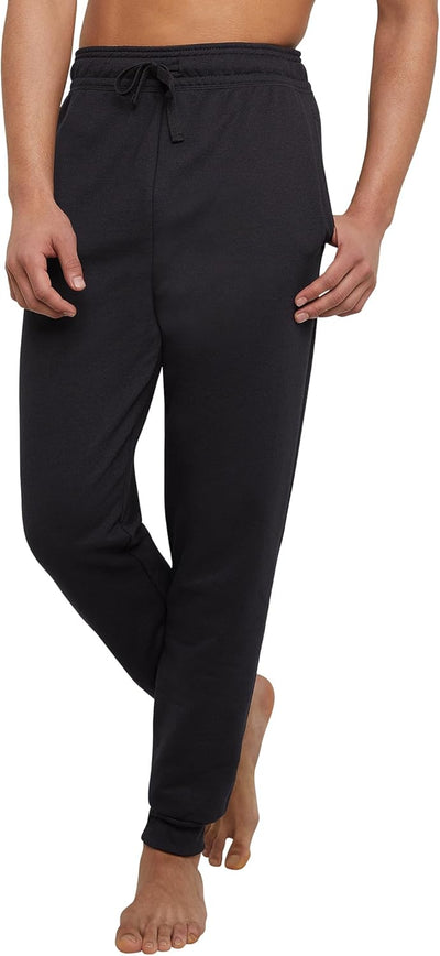 Hanes Men's Ecosmart Jogger Sweatpants, Men's Midweight Fleece Lounge Pants, 30.5