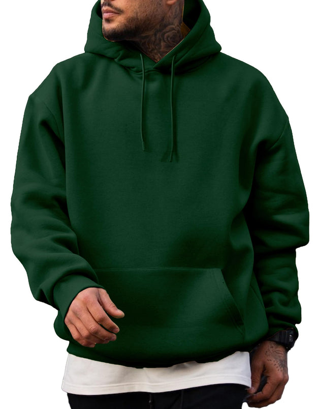 JMIERR Mens Casual Cotton Hooded Collar Drawstring Hoodies Pullover Sweatshirts Casual Long Sleeve Shirts