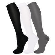 FuelMeFoot 3 Pack Copper Compression Socks - Compression Socks Women & Men Circulation - Best for Medical,Running,Athletic