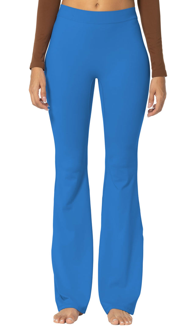 Sunzel Flare Leggings, Crossover Yoga Pants with Tummy Control, High-Waisted and Wide Leg