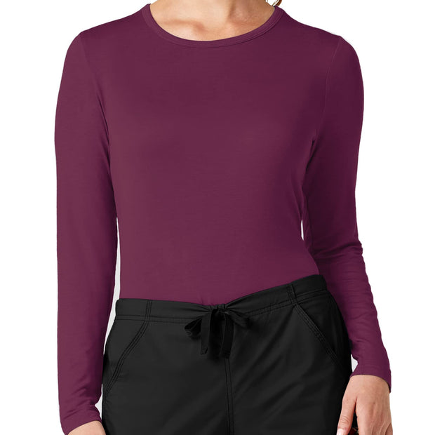 WonderWink Women's Silky Long Sleeve Tee