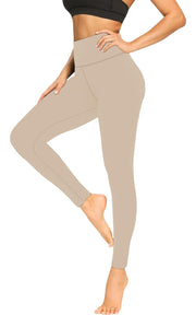 FULLSOFT Soft Leggings for Women - High Waisted Tummy Control No See Through Workout Yoga Pants