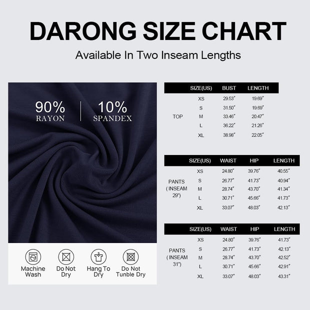 Darong Women's 2 Piece Outfits Lounge Sets Ruched Short Sleeve Tops High Waisted Wide Leg Pants Tracksuit Sets