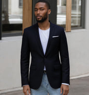 Beninos Mens Blazer Jacket Slim Fit Casual One Button Sport Coats