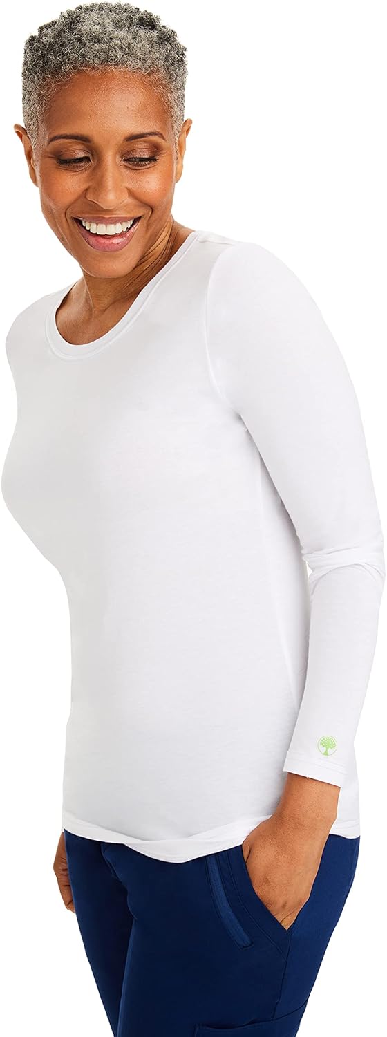 Healing Hands Women's Underscrub Soft Knit Melissa Longsleeve Scrub Tee with Breathable & Easy Care Fabric 5047