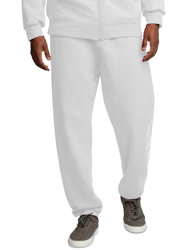 Fruit of the Loom Eversoft Fleece Elastic Bottom Sweatpants with Pockets, Relaxed Fit, Moisture Wicking, Breathable