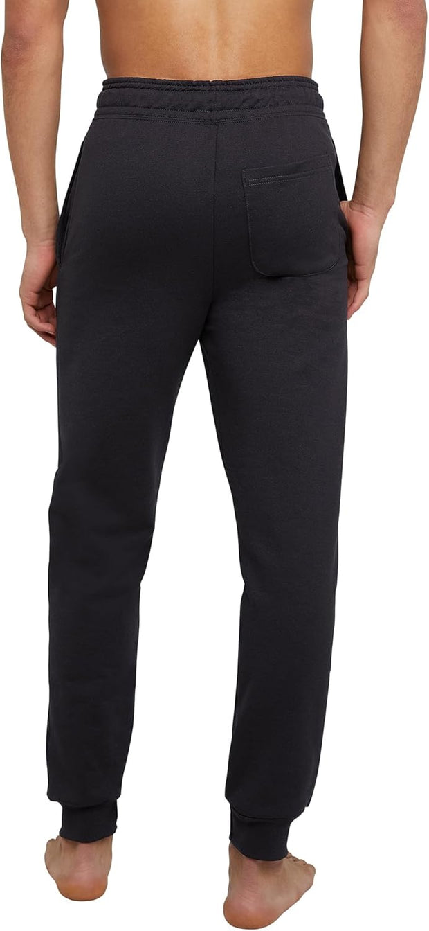 Hanes Men's Ecosmart Jogger Sweatpants, Men's Midweight Fleece Lounge Pants, 30.5