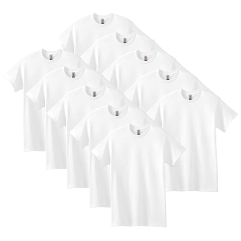 Gildan Unisex Adult Heavy Cotton T-Shirt, Style G5000, Multipack