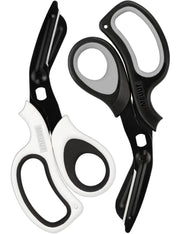 MEUUT 2 Pack Medical Scissors Trauma Shears for Nurses -Patented Bandage Scissors with Non-Stick Blades, Surgical Grade Shears Stainless Steel EMT Scissors for All Purpose
