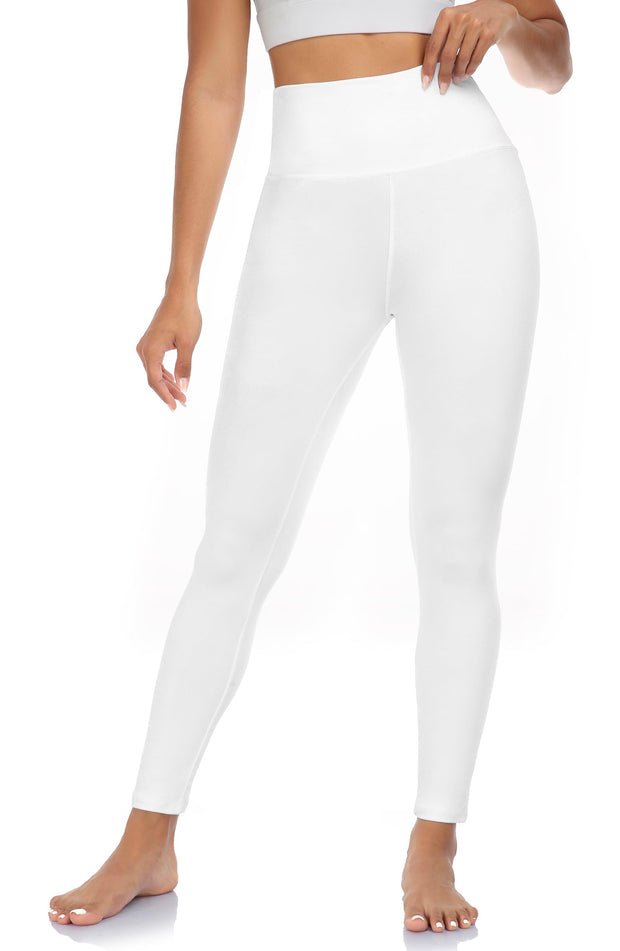 FULLSOFT Soft Leggings for Women - High Waisted Tummy Control No See Through Workout Yoga Pants