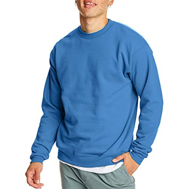 Hanes Men's EcoSmart Fleece, Pullover Crewneck Sweatshirt, 1 or 2 Pack