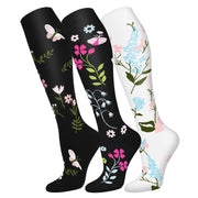 FuelMeFoot 3 Pack Copper Compression Socks - Compression Socks Women & Men Circulation - Best for Medical,Running,Athletic