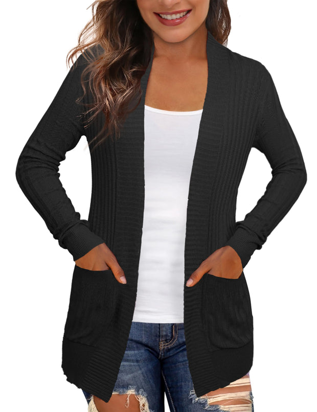 REDHOTYPE Women's Cardigans with Pockets Casual Lightweight Open Front Cardigan Sweaters for Women (S-2XL)