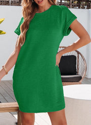 EVALESS Womens Summer Dresses Fashion 2025 Short Sleeve Spring Mini Dress Casual Beach Vacation Clothes Dresses