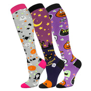 FuelMeFoot 3 Pack Copper Compression Socks - Compression Socks Women & Men Circulation - Best for Medical,Running,Athletic