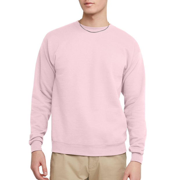 Hanes Men's EcoSmart Fleece, Pullover Crewneck Sweatshirt, 1 or 2 Pack