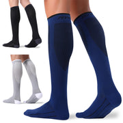 FITRELL 3 Pairs Compression Socks for Women and Men 20-30mmHg-Circulation Support Socks