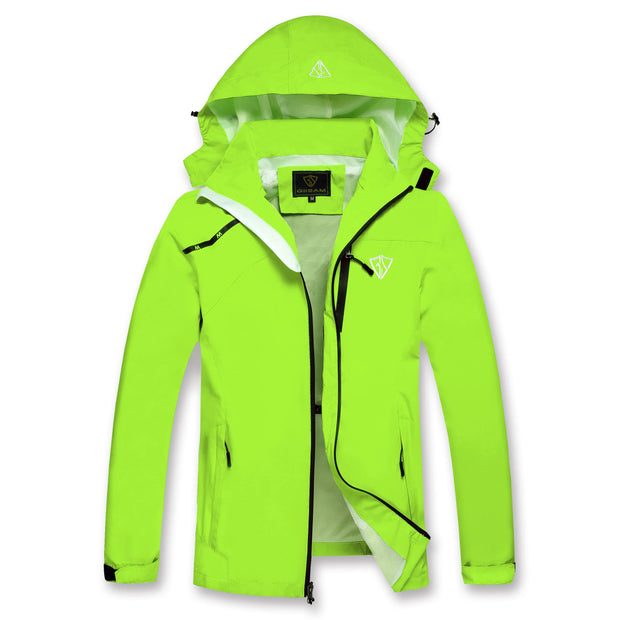 GIISAM Mens Windproof Jacket Waterproof Lightweight Mountain Sport Jacket for Men Hooded Windbreaker Raincoat
