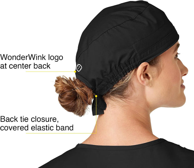 WonderWink Tie Back Scrub Cap