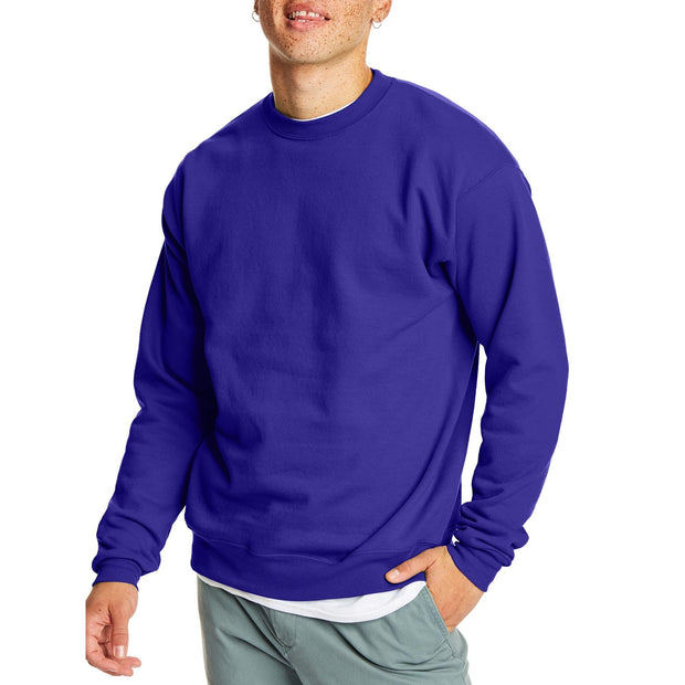 Hanes Men's EcoSmart Fleece, Pullover Crewneck Sweatshirt, 1 or 2 Pack