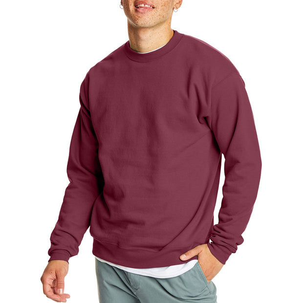 Hanes Men's EcoSmart Fleece, Pullover Crewneck Sweatshirt, 1 or 2 Pack