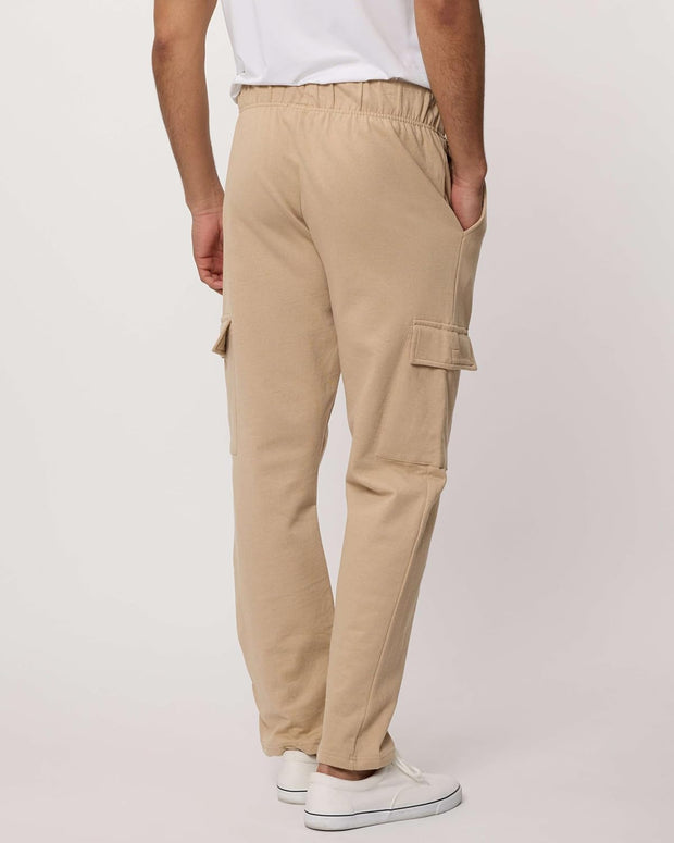 Real Essentials 3 Pack: Men's Tech Fleece Open Bottom Cargo Sweatpants with Pockets (Available in Big & Tall)