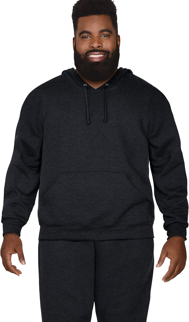 Fruit of the Loom Men's Eversoft Fleece Hoodies, Moisture Wicking & Breathable, Pullover Hooded Sweatshirt