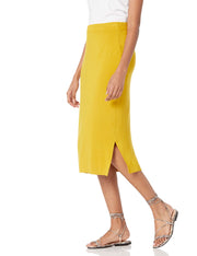 Amazon Essentials Women's Pull-On Knit Midi Skirt (Available in Plus Size)