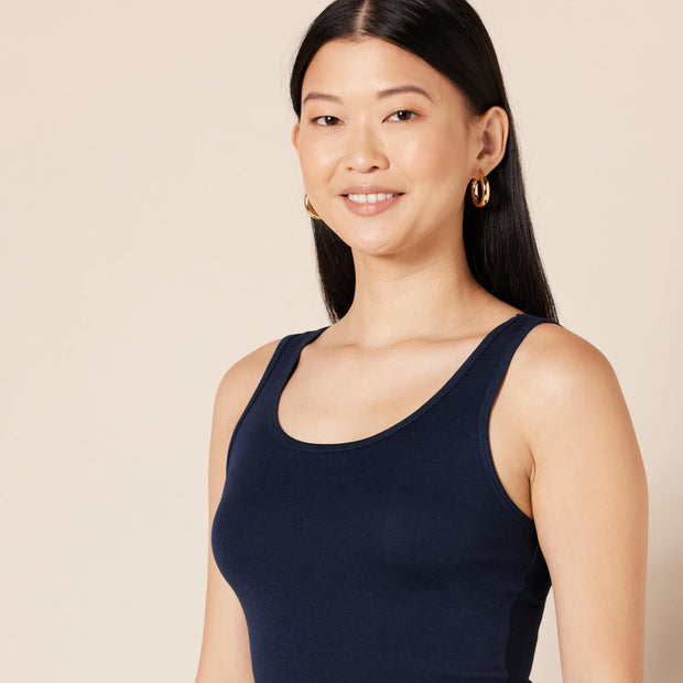 Amazon Essentials Women's Slim-Fit Tank, Pack of 4