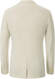 PJ Paul Jones Men's Slim Fit Lightweight Linen Jacket Tailored Blazer Sport Coat